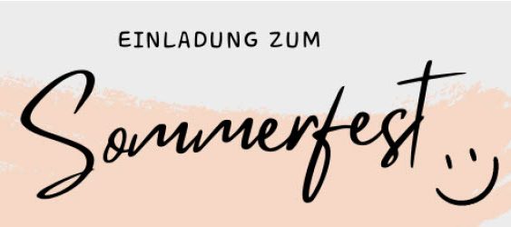 Einladung zum Sommerfest 2026
